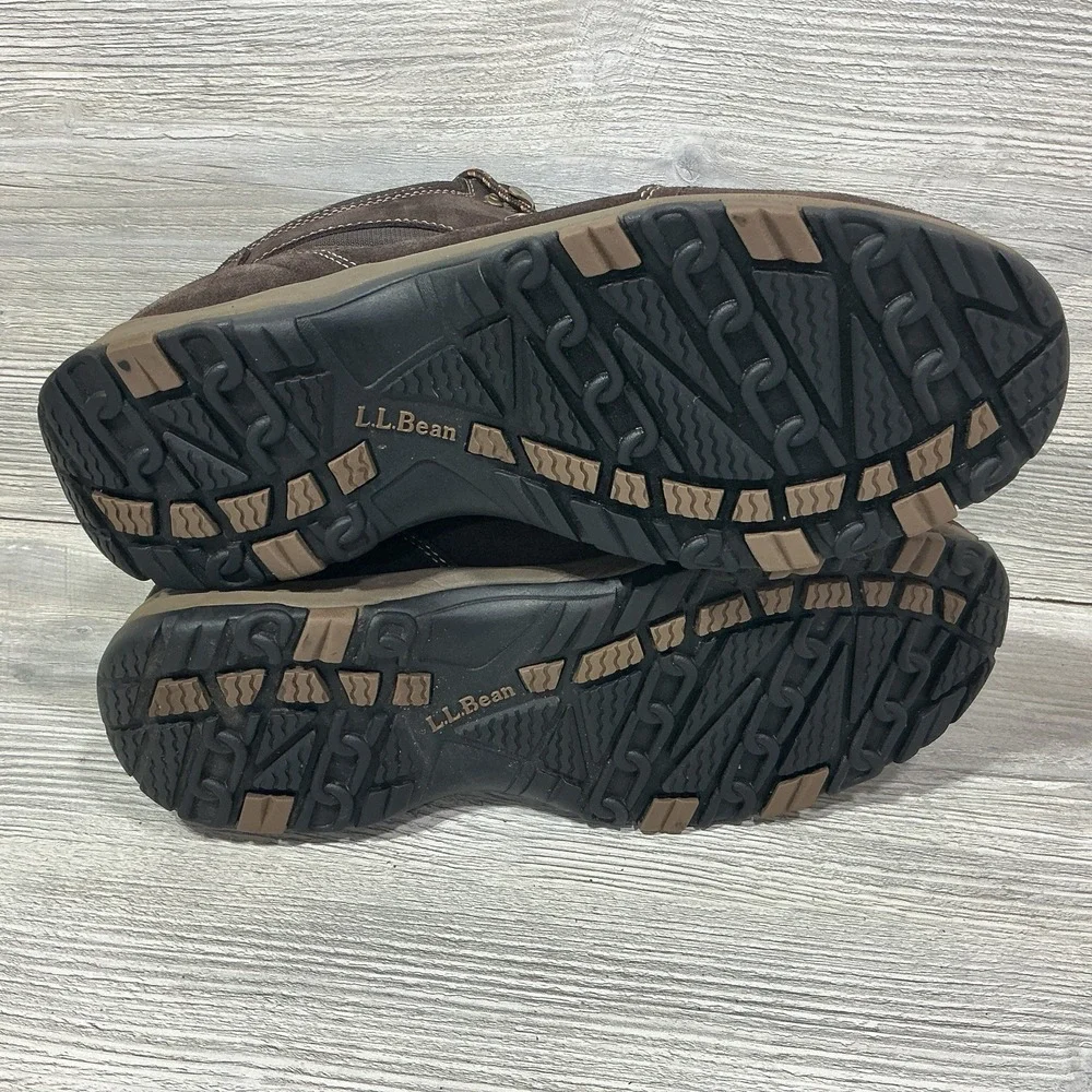 Men's Size 11.5 WIDE LL Bean Hiking Boots Tek 2.5 DRi-LEX Brown Outdoors Camping